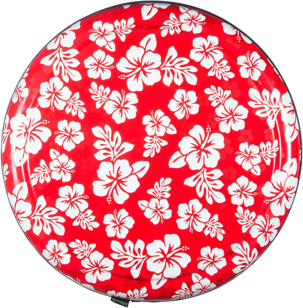 Red Hawaiian Print Rigid Tire Cover D510424