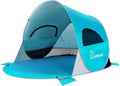 UPF 50+ Pop Up 3-4 Person Beach Tent Sun Shelter K436073
