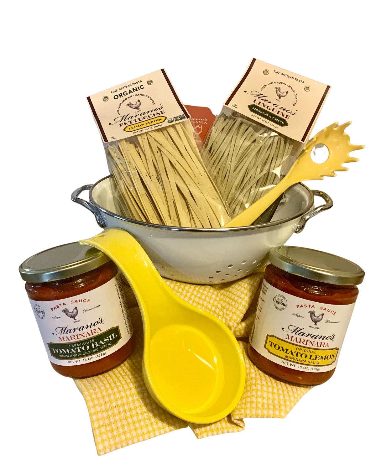 Gourmet Gift Basket with Marinara Sauces and Artisan Pastas C868