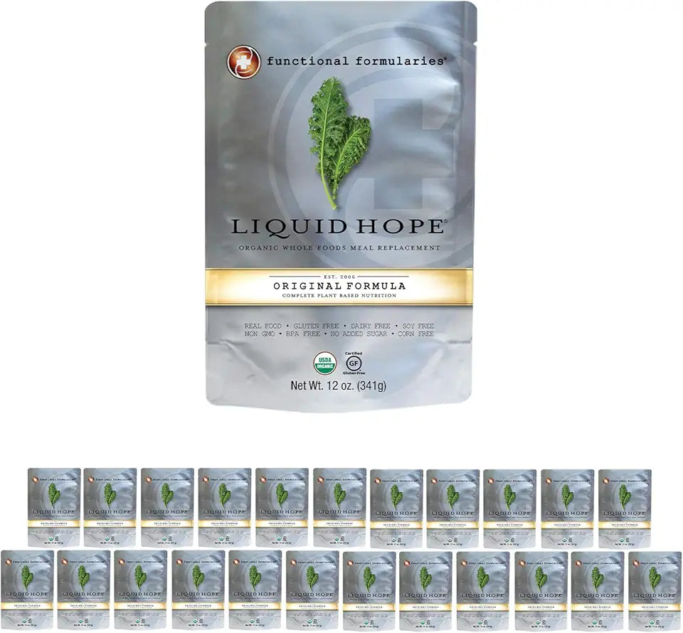 12 Oz Organic Tube Feeding Formula Nutritional Meal Replacement, Pack of 24 L86625
