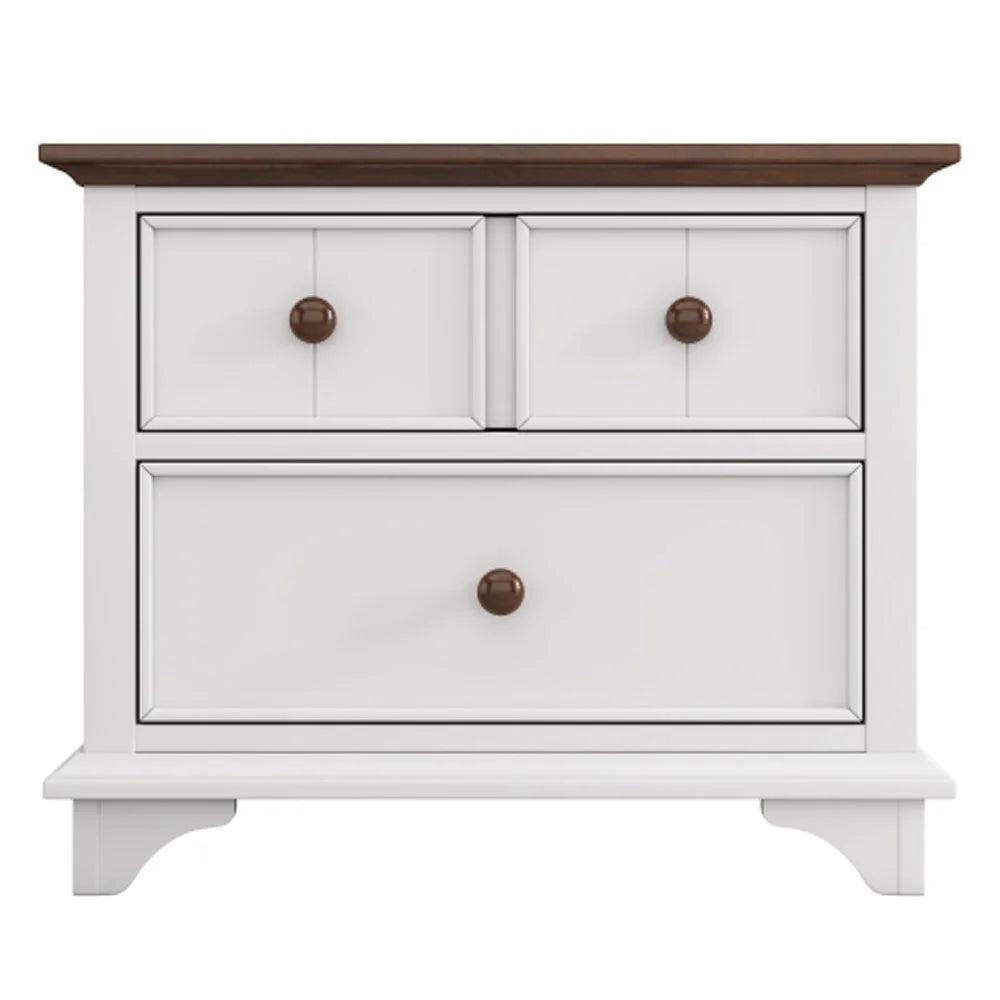 2 Pieces Queen Murphy Bed and Nightstand J72188
