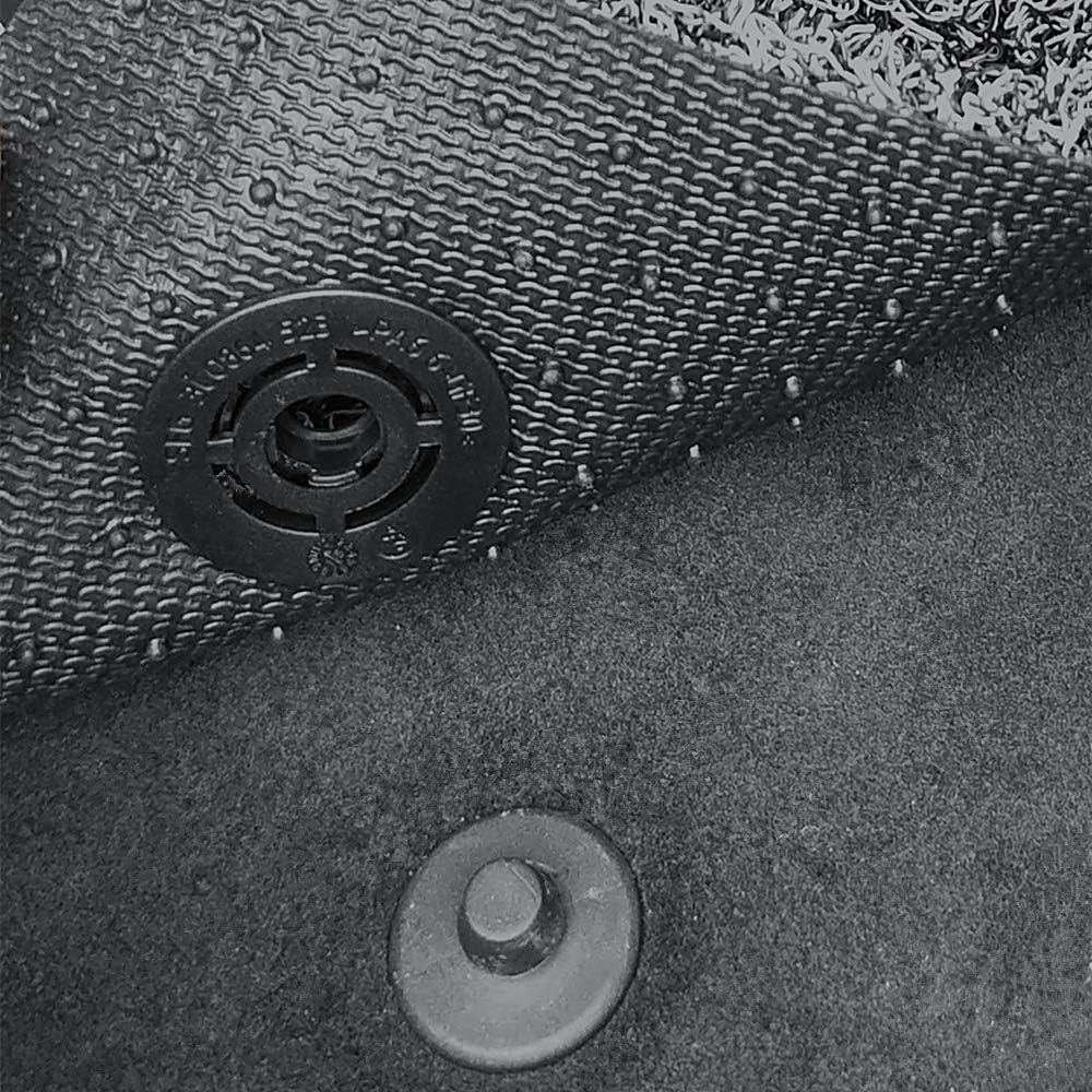 Black All Weather Car Floor Mat Set Q100