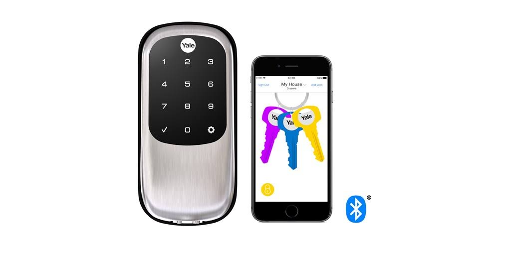 Satin Nickel Touchscreen Smart Door Deadbolt F911567