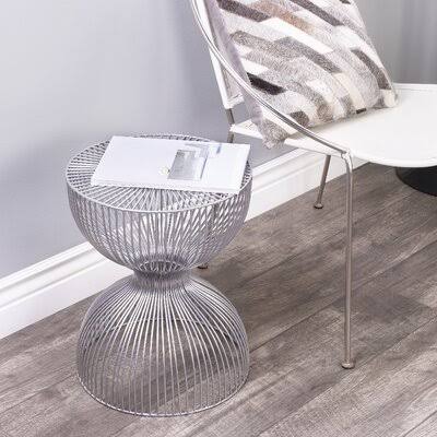 Nickel End Table M32490