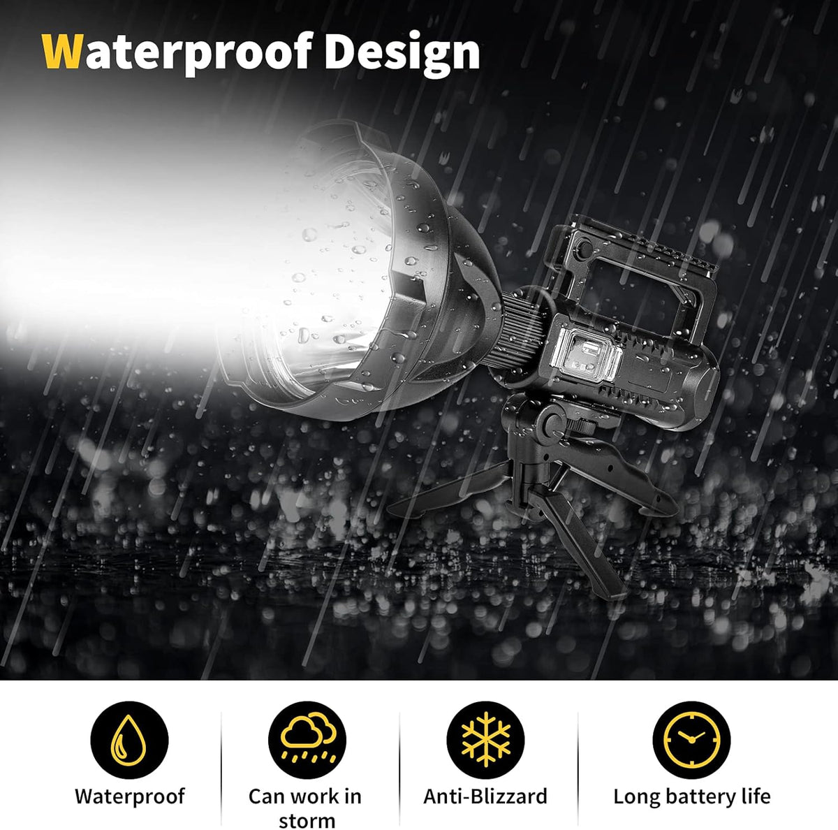 Rechargeable LED Spotlight Flashlight N2852