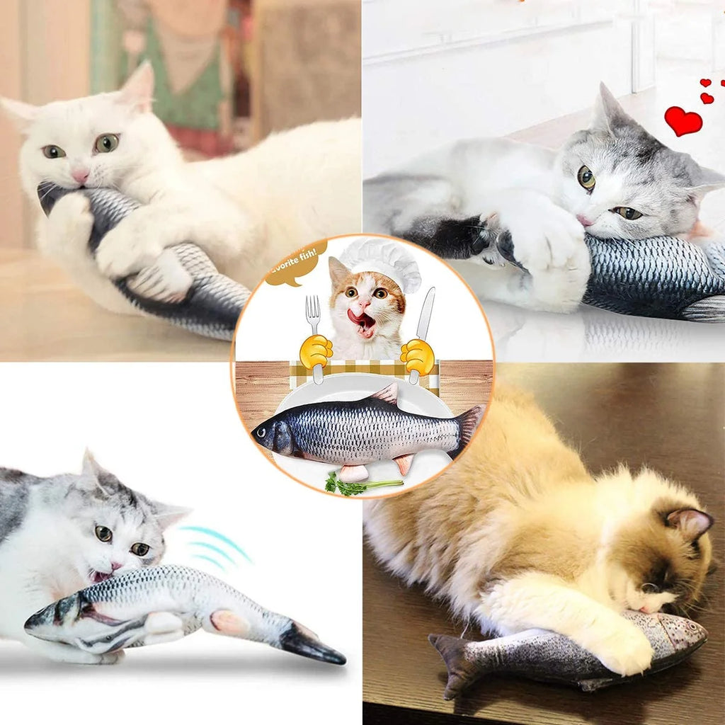 Realistic Flopping Fish Catnip Toy M88729