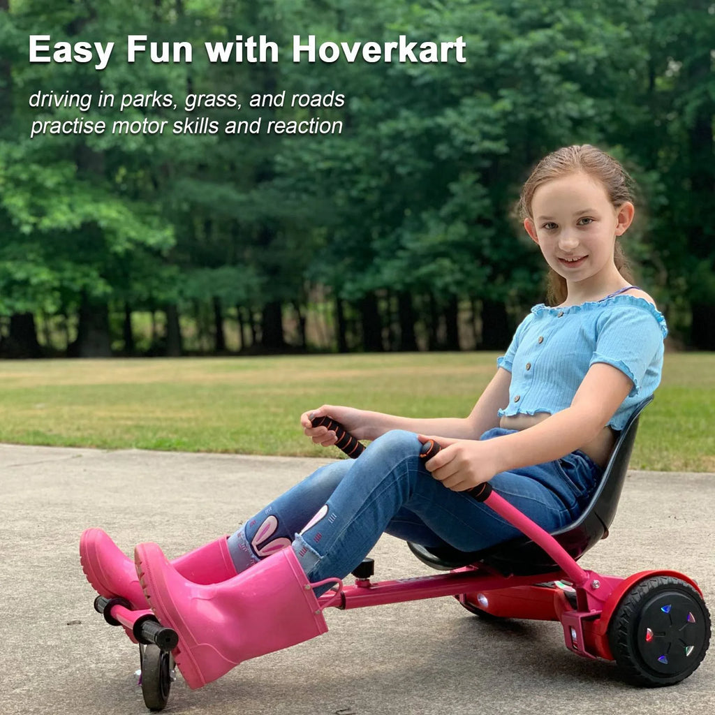 Blue Hoverboard Go Kart Seat Attachment A8000
