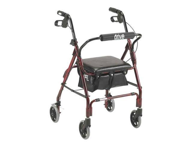 Flame Blue Rollator Walker K36024