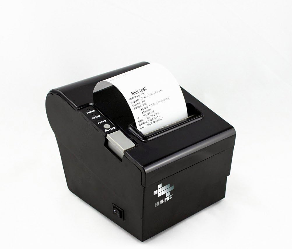 Heavy Duty Cash Register Drawer with Thermal Receipt Printer and Barcode Scanner K8086