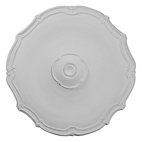 18 7/8x22OD x 1 1/2x22P Hand-Painted Flash Blue Ceiling Medallion J648872