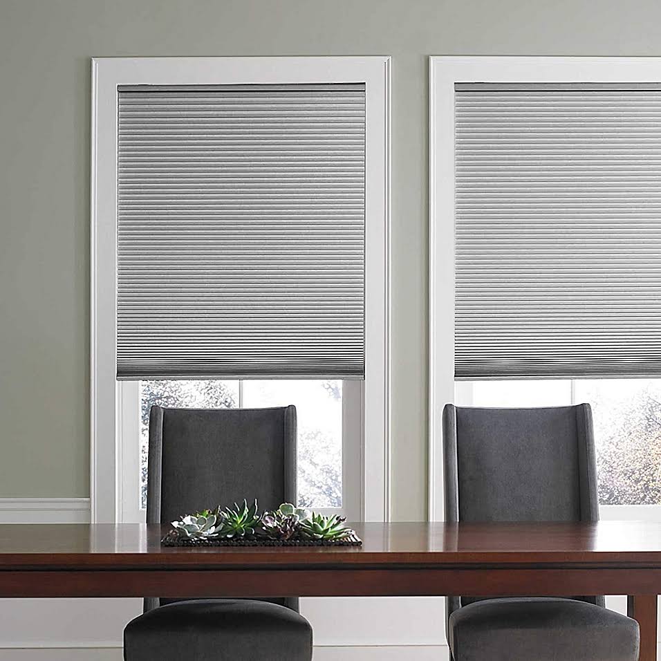 Grey Cordless Blackout Cellular Shade K258