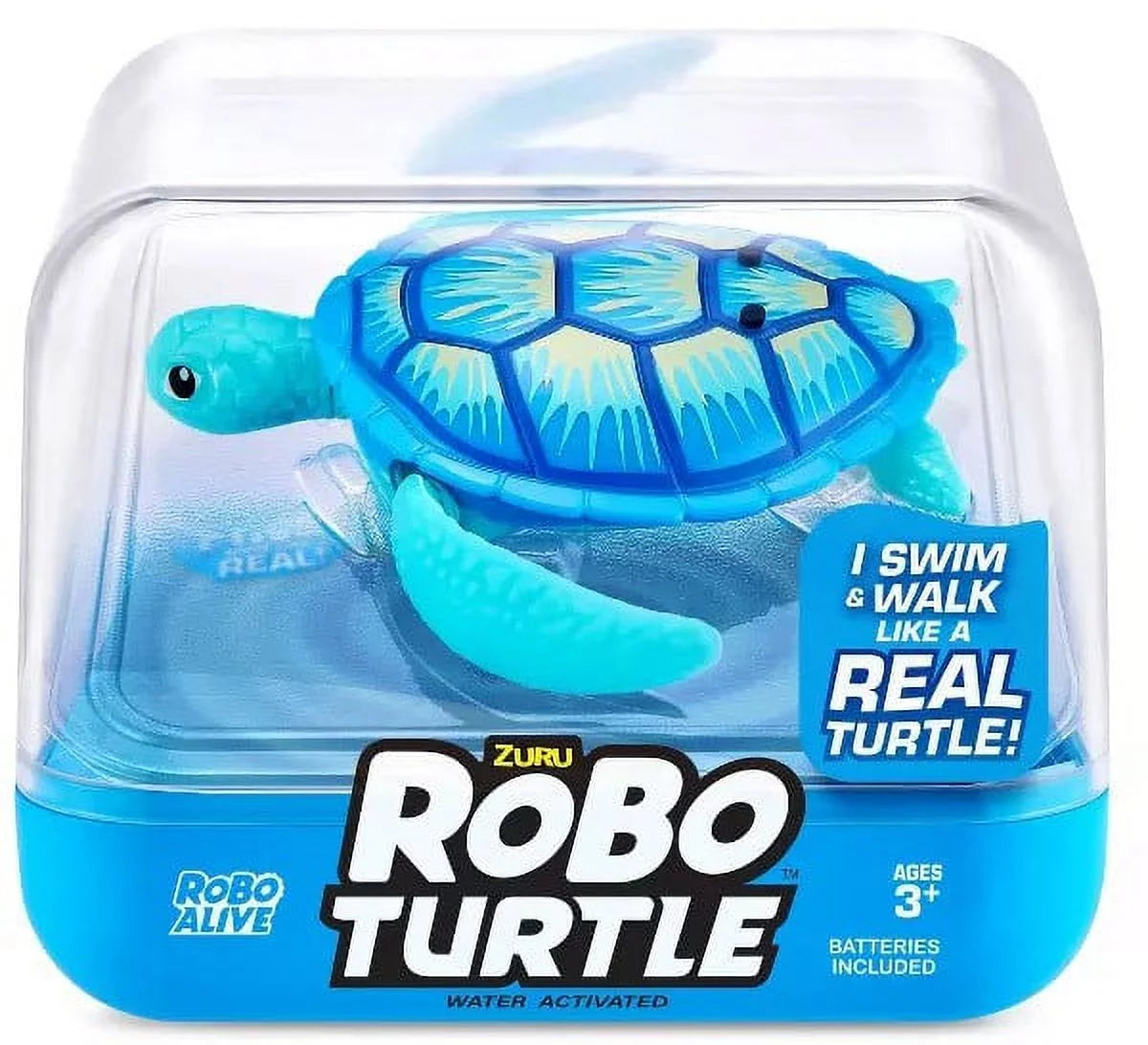 Robo Alive Turtle Blue Robotic Pet W684