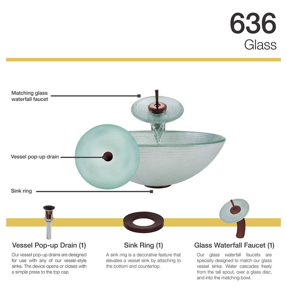 Oil Rubbed Bronze Bathroom Waterfall Faucet Ensemble J876507