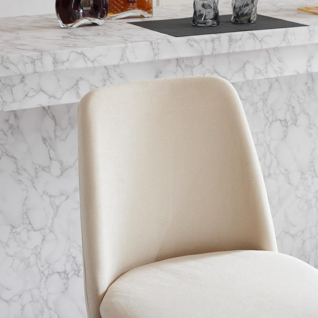 26'' Counter Height Bar Stools Set of 2 Beige E9629