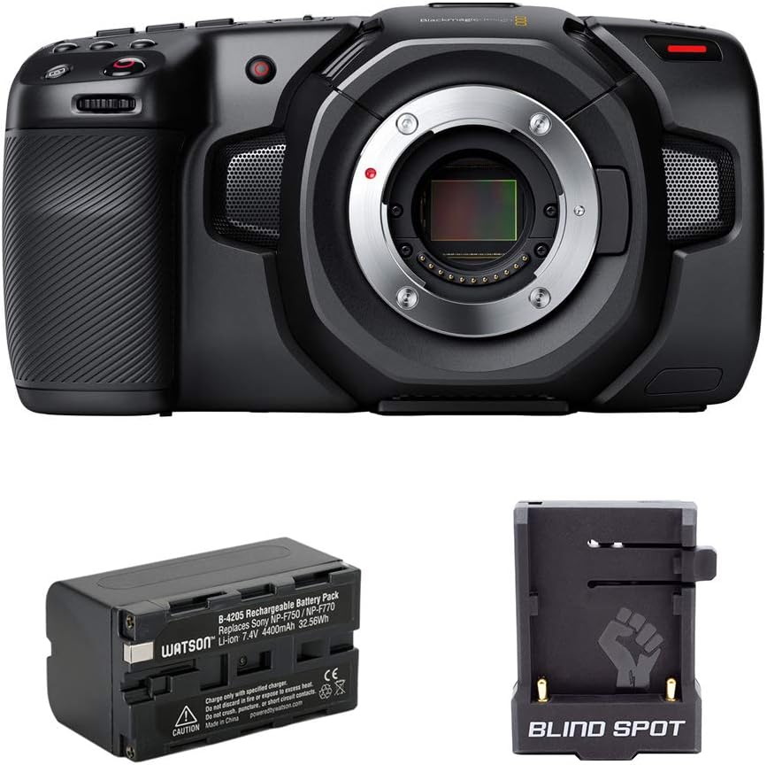 Pocket Cinema Camera 4K with NP-F770 Li-Ion Battery Pack Z1508