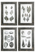 Wood Wall Art Distressed Painted Finish Gray F508
