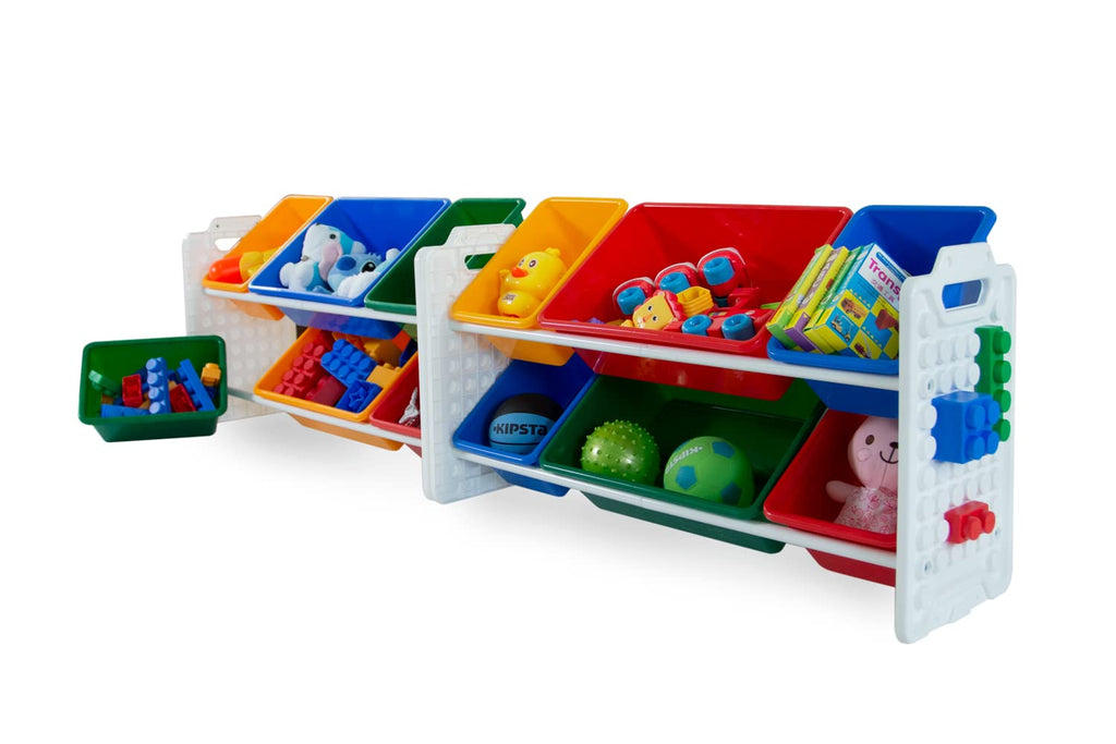 12 Removable Storage Bins Toy Organizer Y357