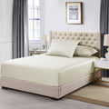 California King Fitted Sheet 600 Thread Count Ivory N817