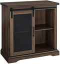 Gray Wash Wood Storage Cabinet E281