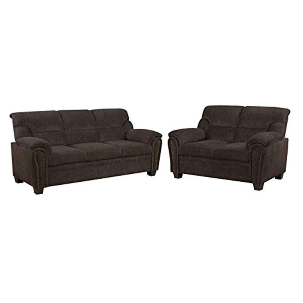 Upholstered Pillow Top Arm Living Room Set I49756