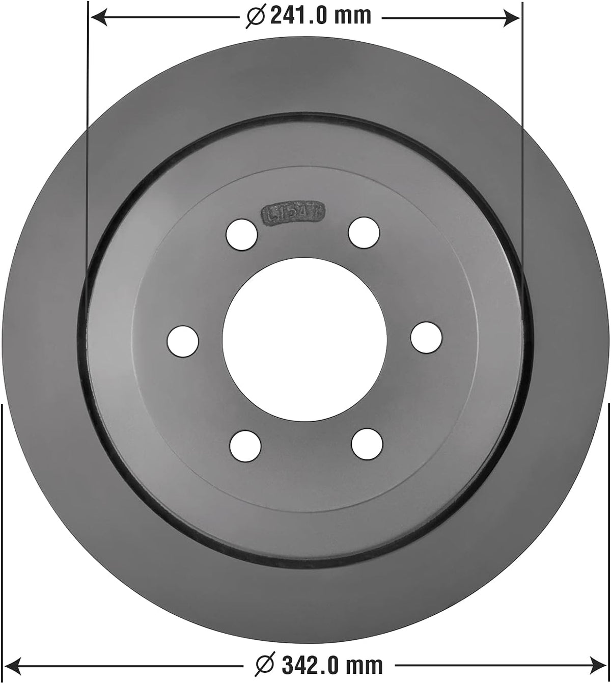 Pack of 2 Rear Brake Rotor B922493