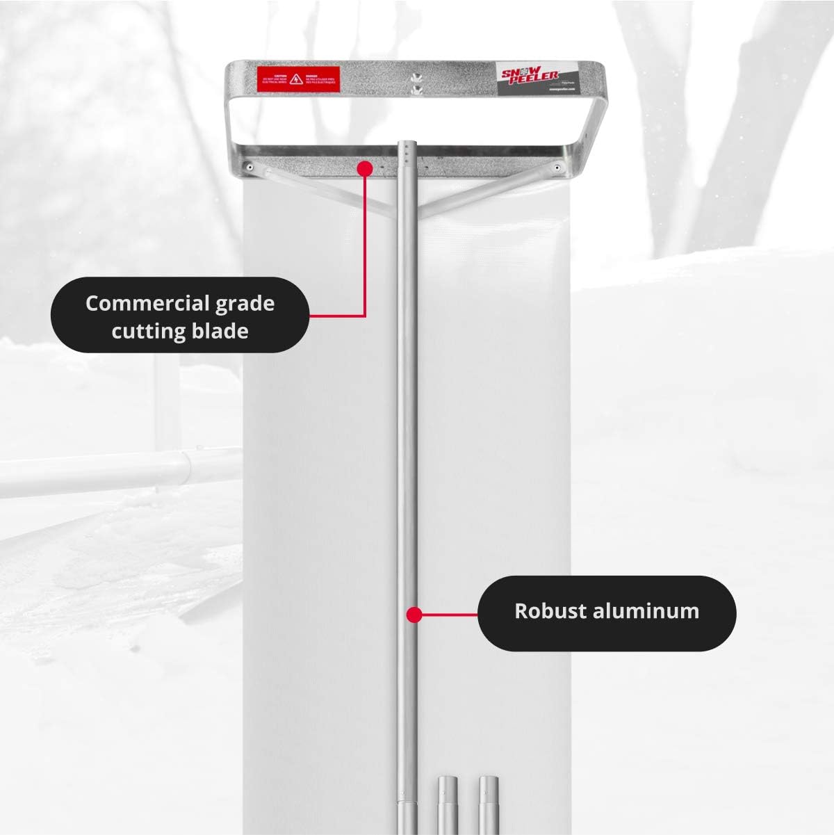20 ft. Reach Aluminium Roof Snow Removal Tool D629