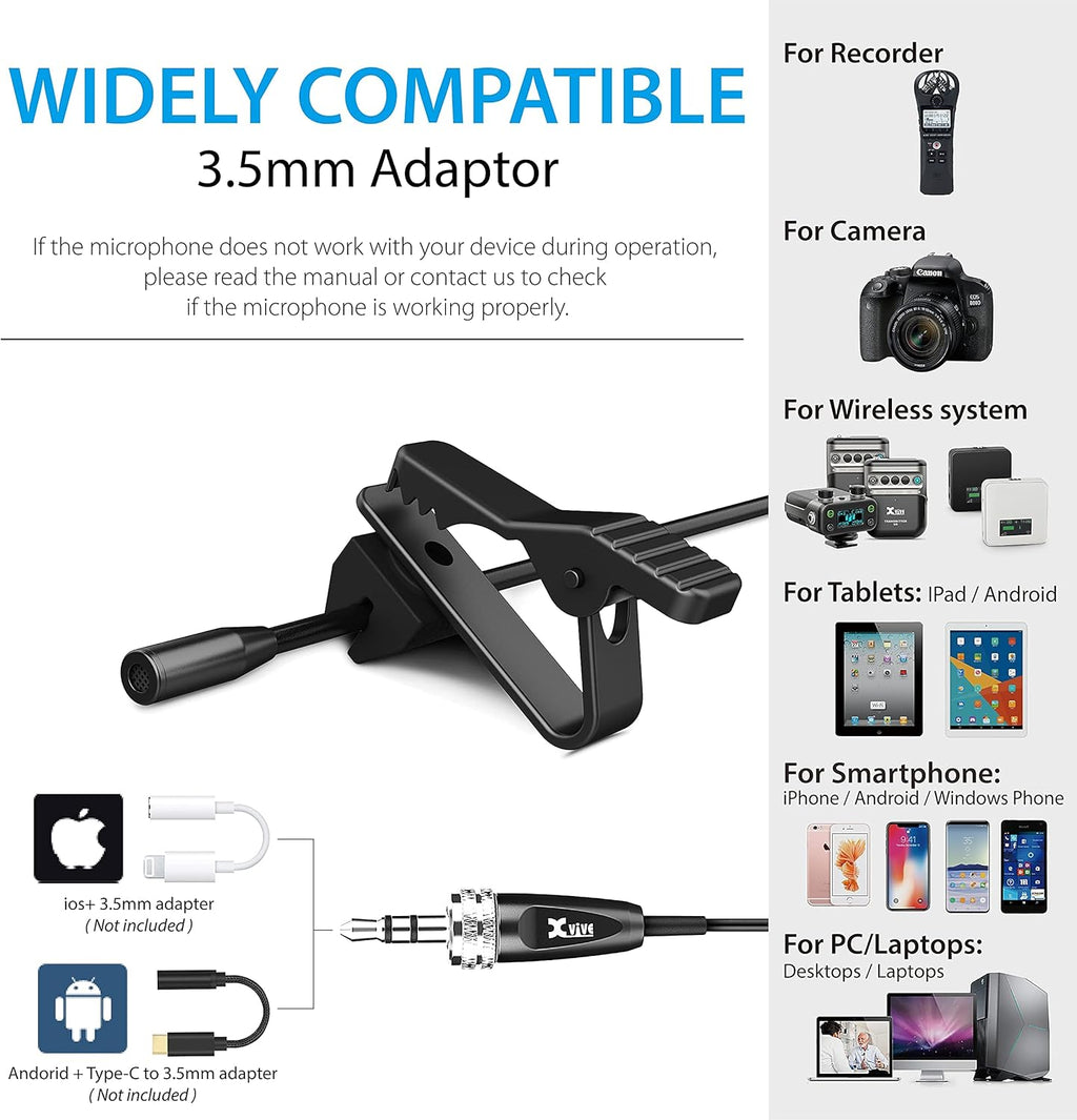 Wearable Microphone for Wireless Lavalier Microphone System G2687