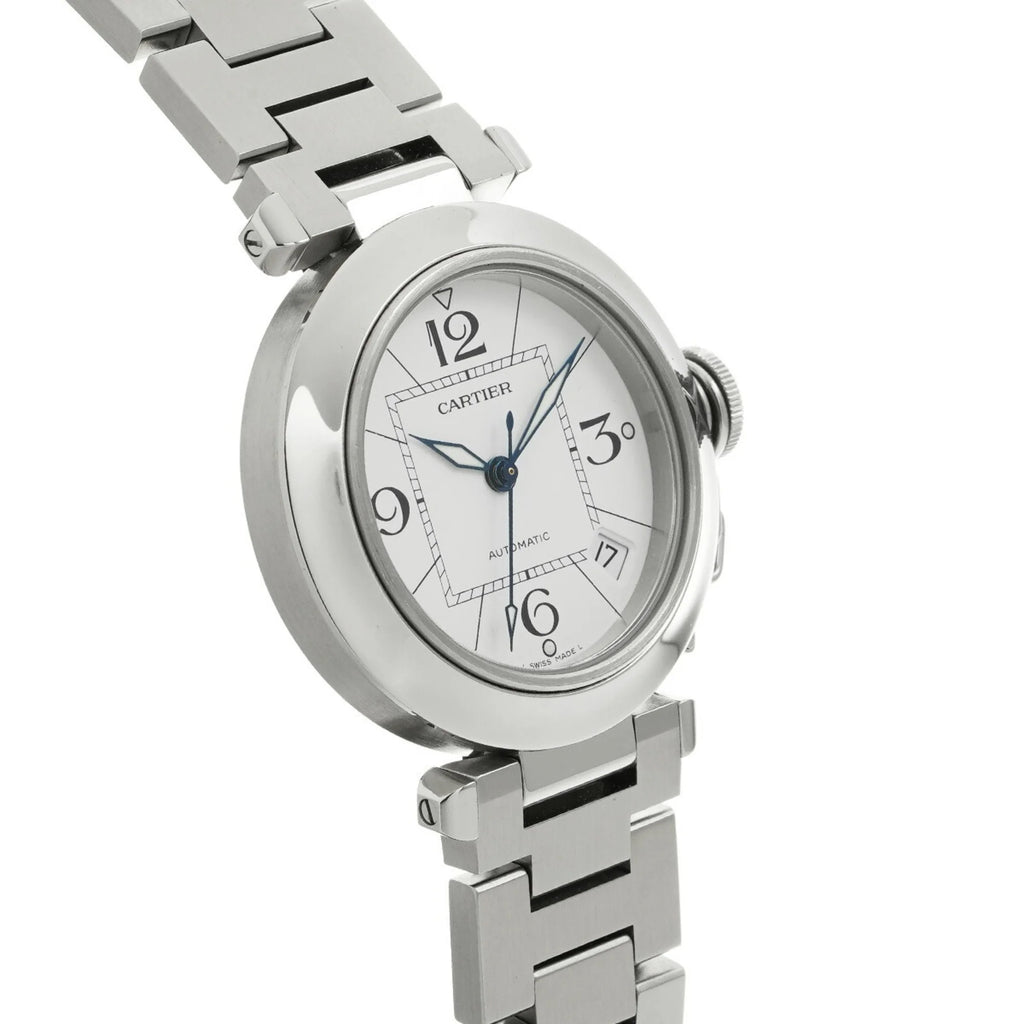 Pre-Owned Automatic White Dial Watch M9570
