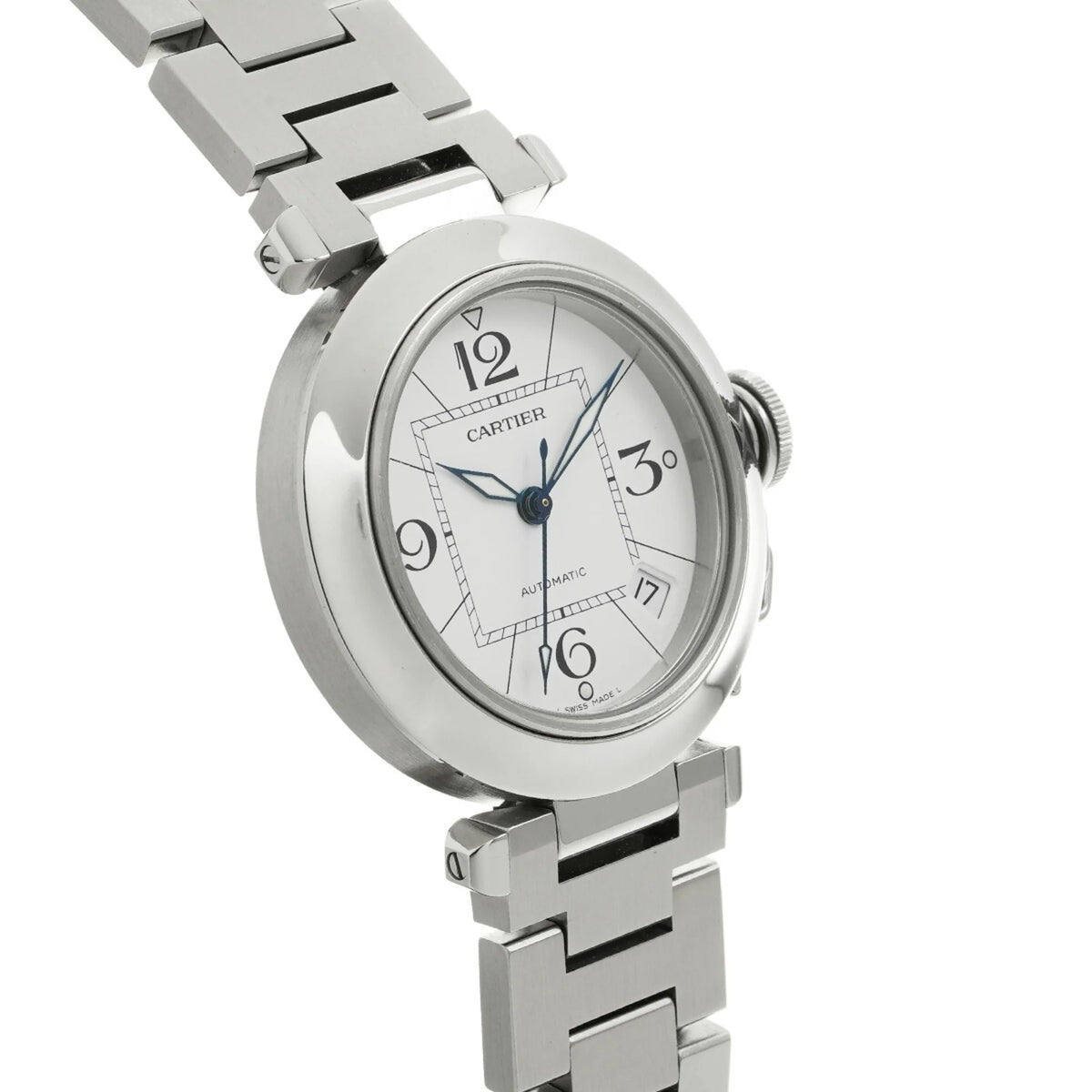 Pre-Owned Automatic White Dial Watch M9570