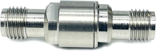 3.5 mm Female to 3.5 mm Female Microwave Adapter, DC to 34 GHz, 50 Ohm, Stainless Steel Body Y1427