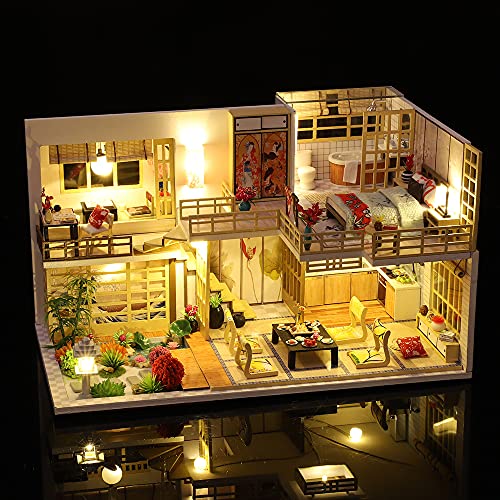 Bamboo Fragrance Dollhouse Miniature with Furniture Kit D4208