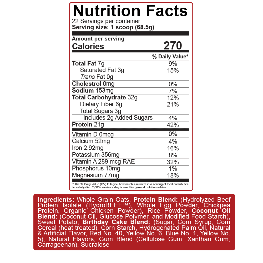 Real Carbs + Protein F4034