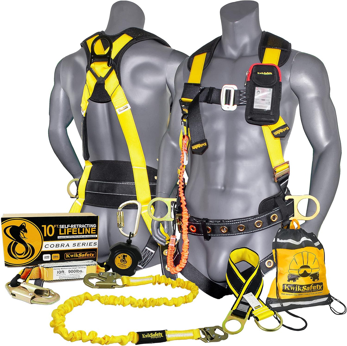 Safety Harness 3 D-Ring with Back Support K50561