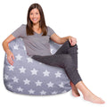 Bean Bag Chair with Removable Machine Washable Cover 48in X-Large Canvas E369
