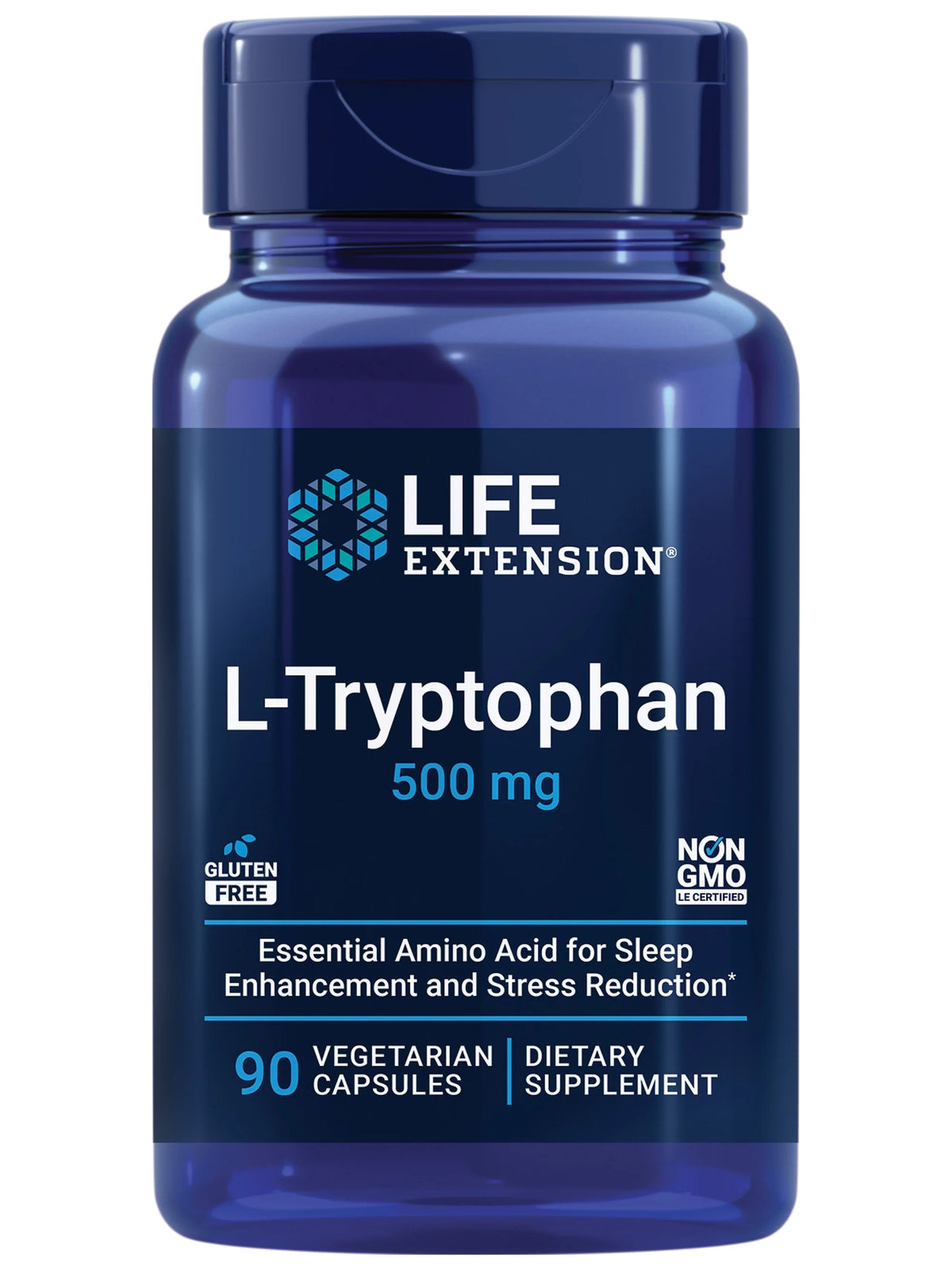L-Tryptophan 500 mg Supplement 90 Capsules S20890