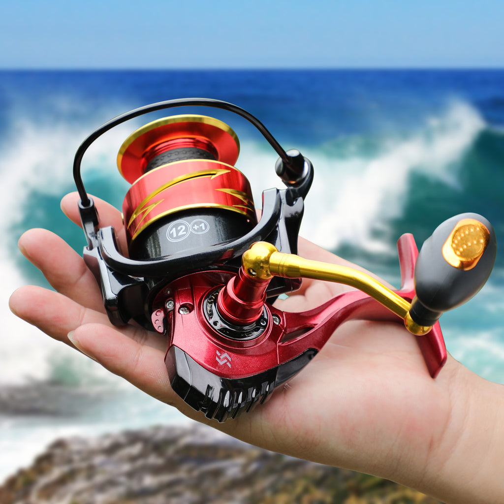 Sougayilang Fishing Reel Ultralight 12+1 BB Spinning Reel K297