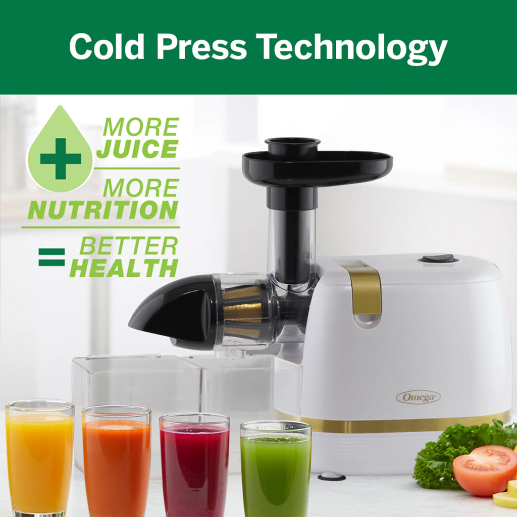 White Compact Masticating Juicer N125235