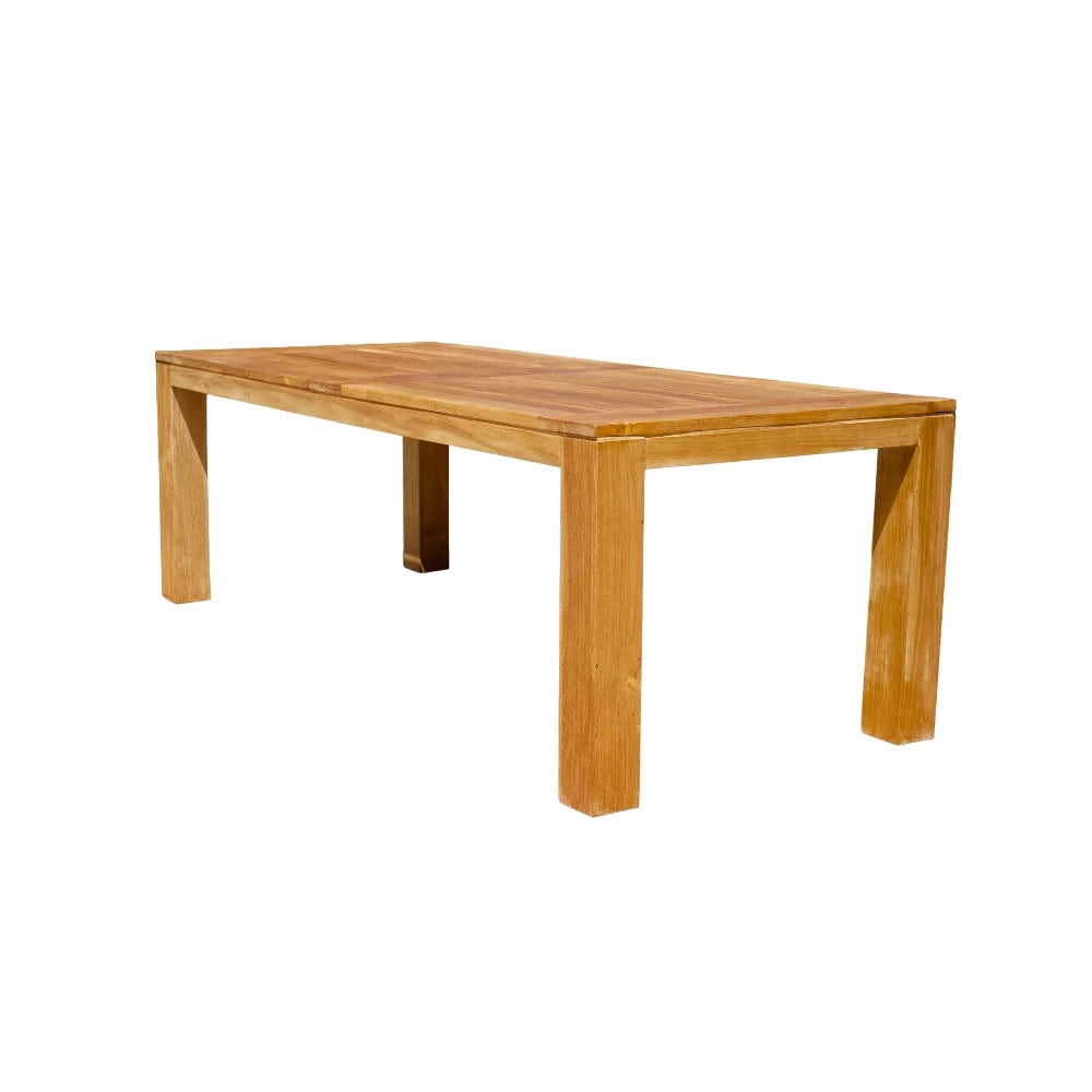 Teak Wood 8-person Long Rectangular Dining Table N725