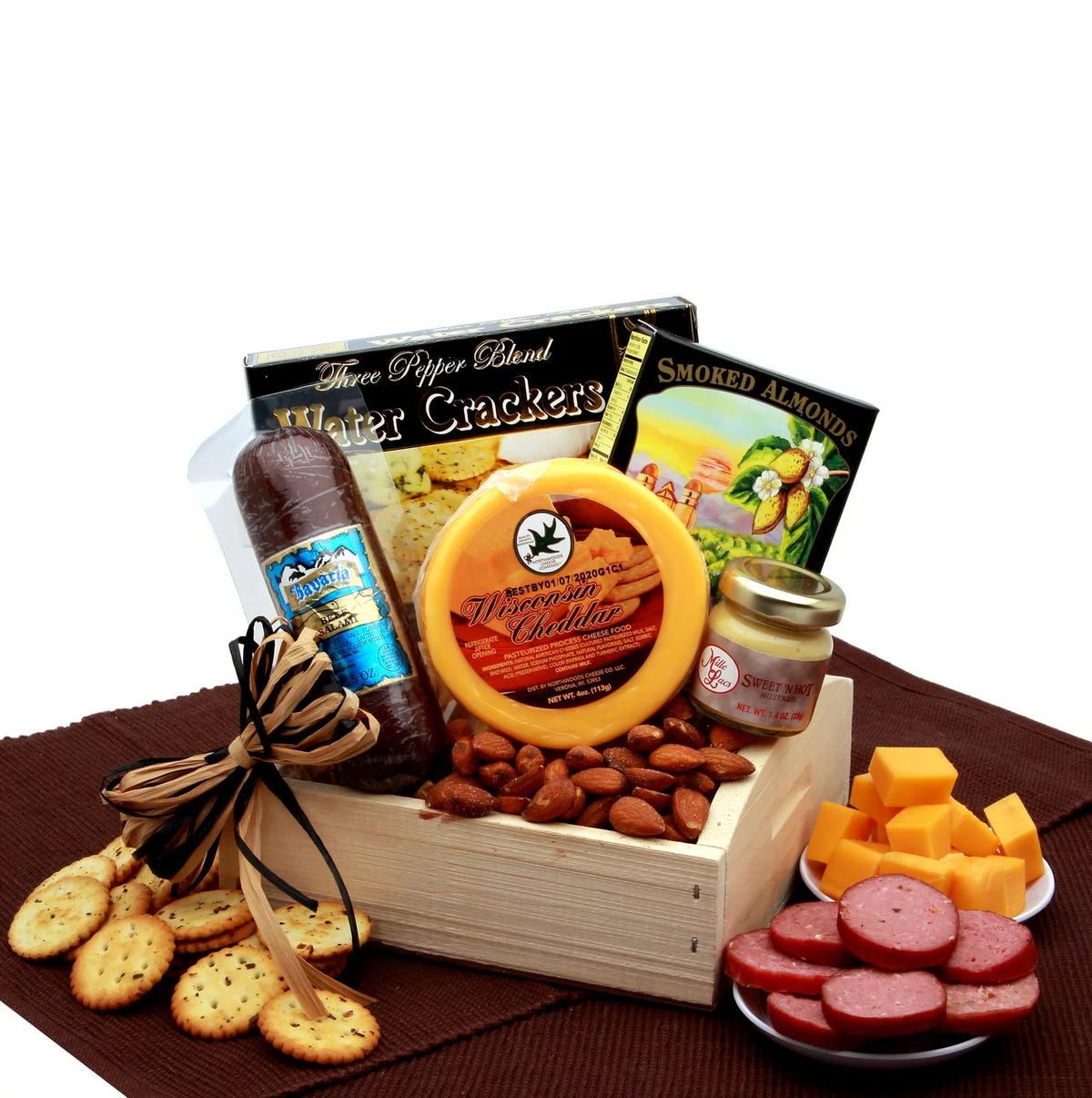 Gourmet Meat and Cheese Gift Basket F261