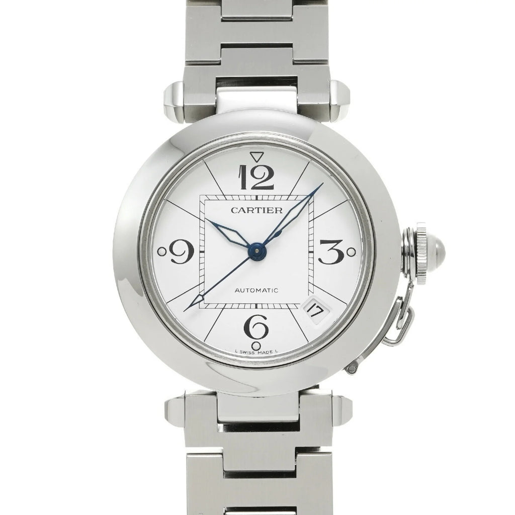Pre-Owned Automatic White Dial Watch M9570