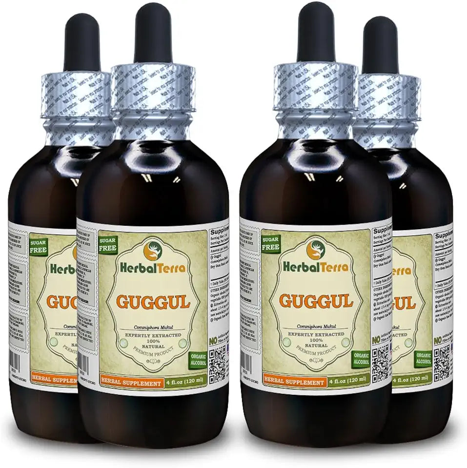 Organic Unprocessed Gum Resin Liquid Extract 4x120 ml H57652