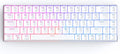 White 68 Keys Hot Swappable Mechanical Keyboard X70605