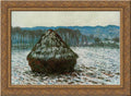 Gold Ornate Wood Framed Canvas Art Q1665
