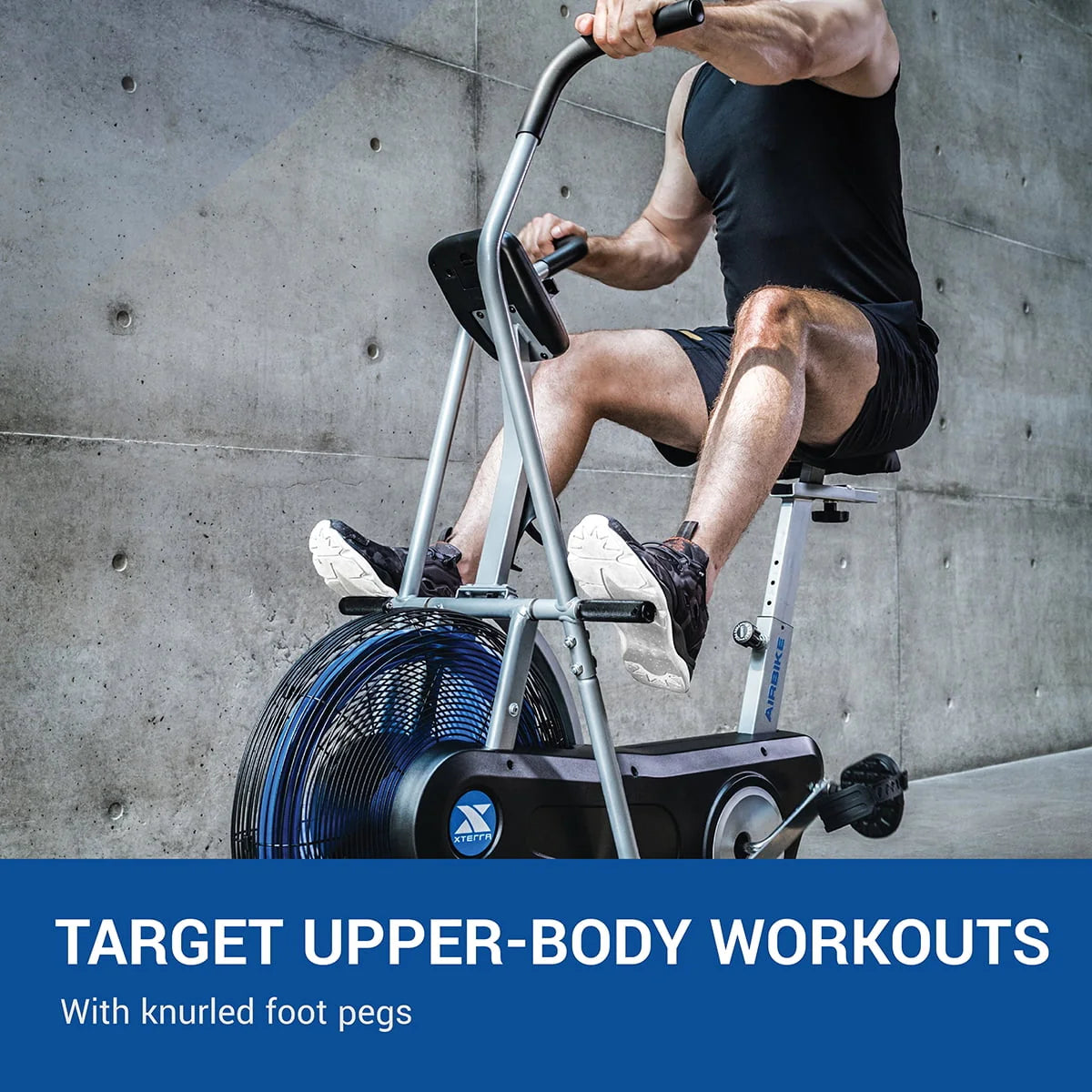 Exercise Bike with Wind Resistance and LCD Display E1875