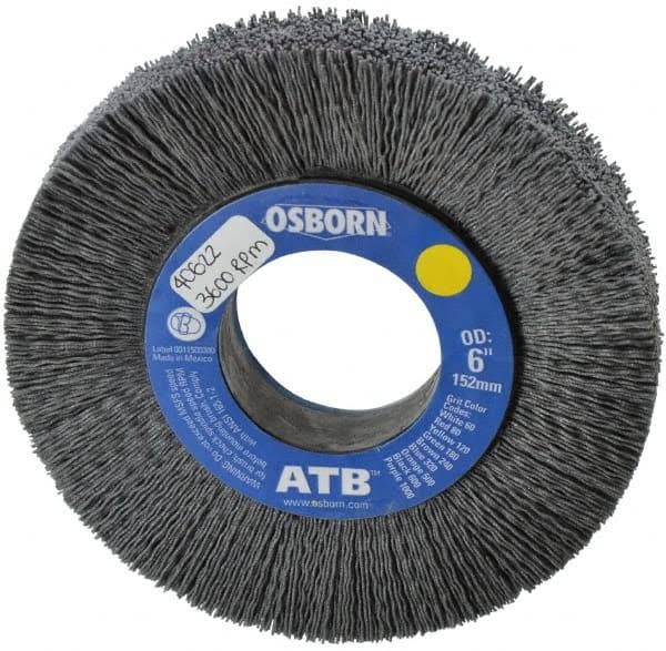 6 inch Brush Diameter x 1 inch Face Width x 2 inch Hole Size Brush A8870