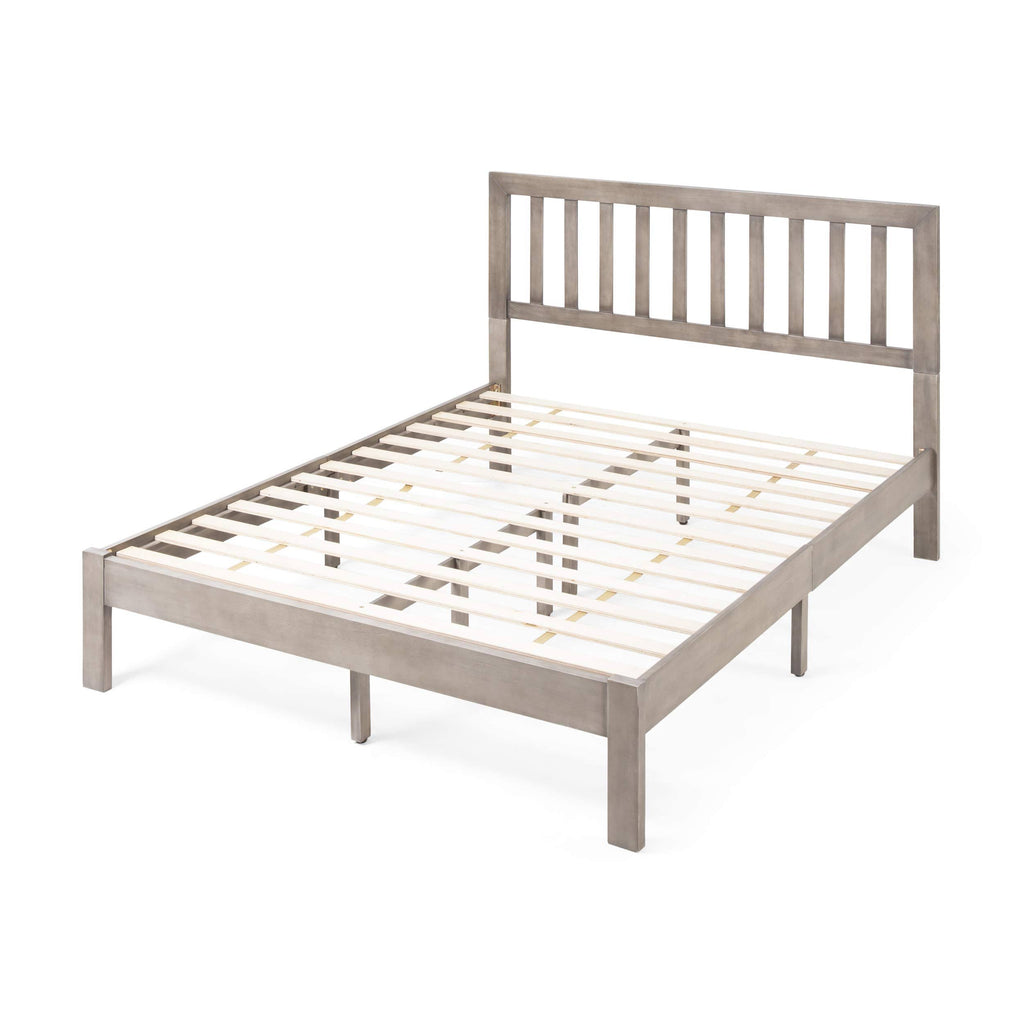 Acacia Wood Queen Bed Platform I42389