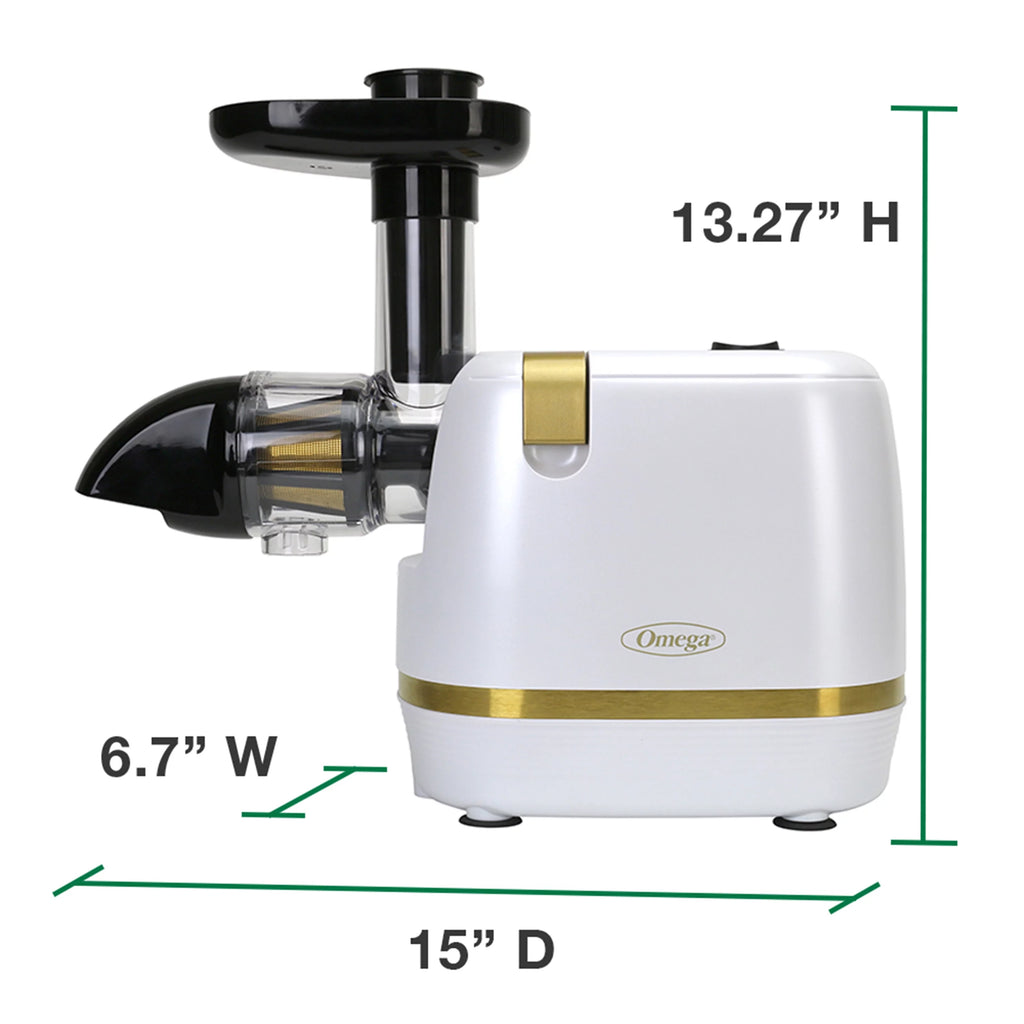 White Compact Masticating Juicer N125235