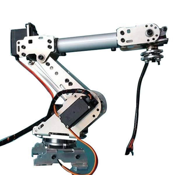 6DOF Aluminum Robot Arm Kit with 6 Pcs Servo T568