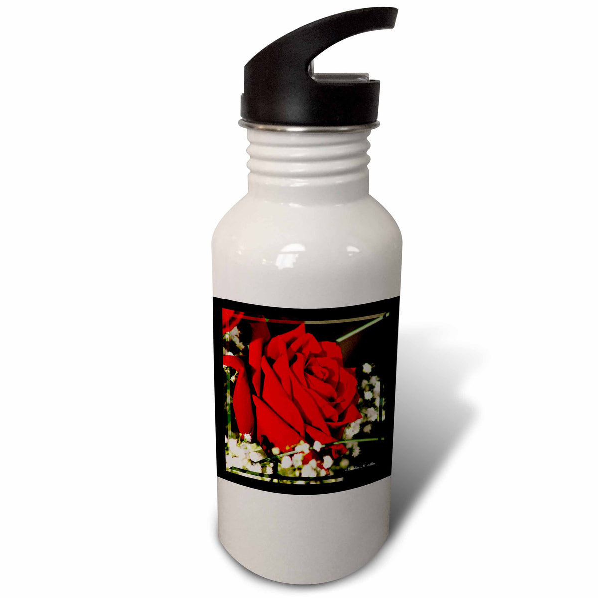Rose Photography Flowers 21 oz Sports Water Bottle E910