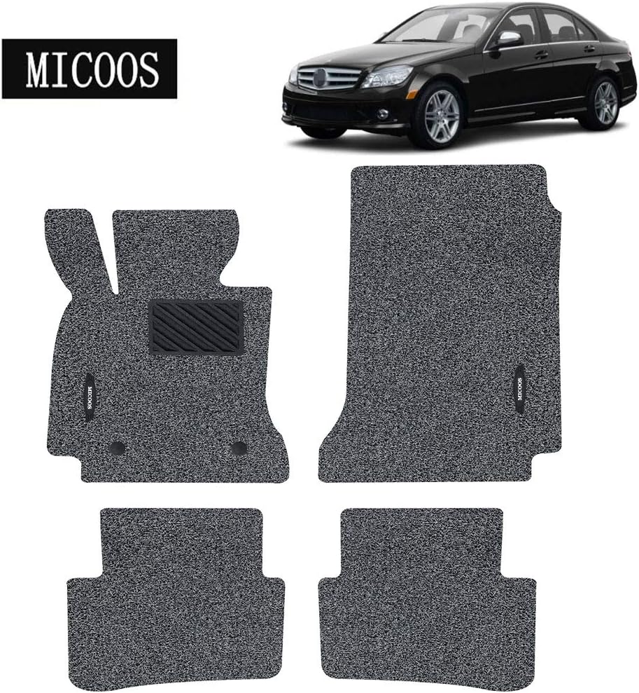 Black All Weather Car Floor Mat Set Q100